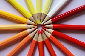 艺术多彩彩色画笔摄影图片